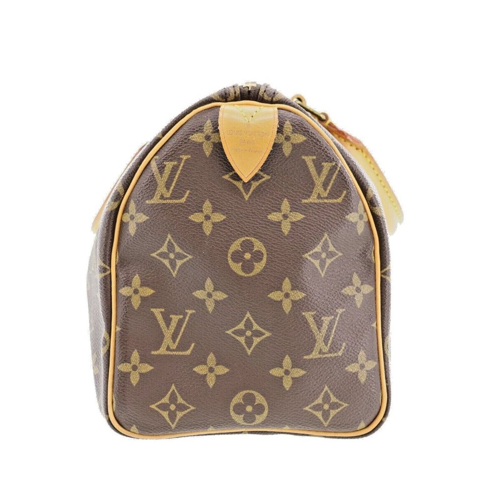 Speedy 25 Monogram Leather Handbag - Picture 3 of 10